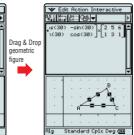 CASIO SL 100VC - Geometric Graphing by using the Drag &amp; Drop Function - 2