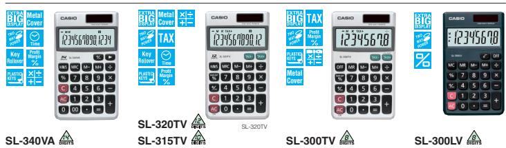 CASIO SL 100VC - PRACTICAL CALCULATORS - 3