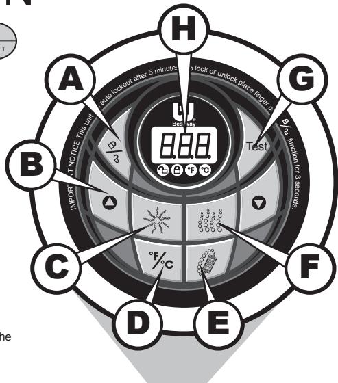 BESTWAY PARIS - Temperature Adjustment Buttons - 2