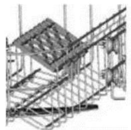 FAR LV13C49M19IX - Folding back the cup shelves - 1