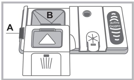 INDESIT DFP27B96Z - Einfüllen des Spülmittels - 1