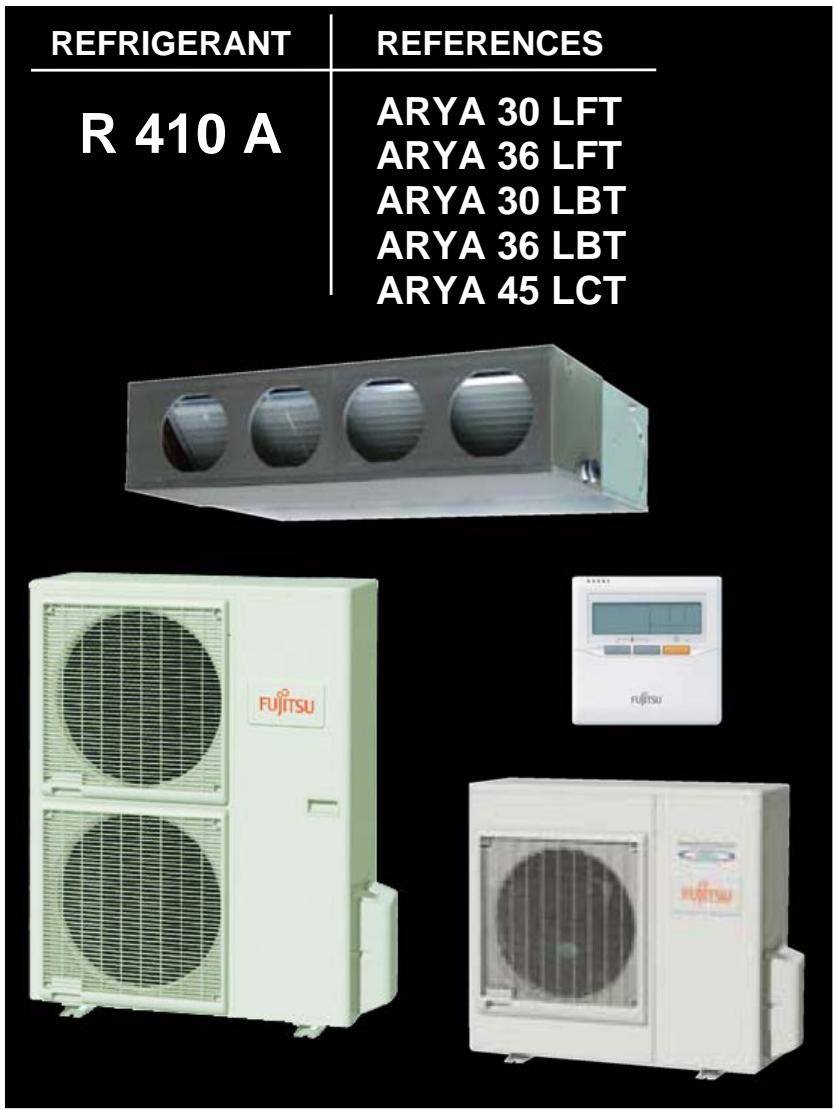 FUJITSU ARYA 45 LCT - Climatiseurs gainables réversibles DC Inverter Monophasé - 1