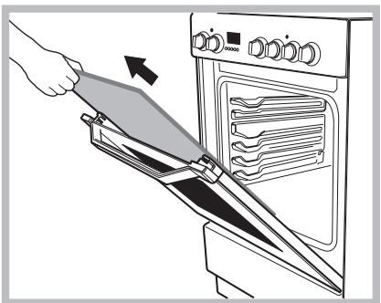INDESIT I6V6C1AHW - Démontage et remontage de la porte du four : - 5