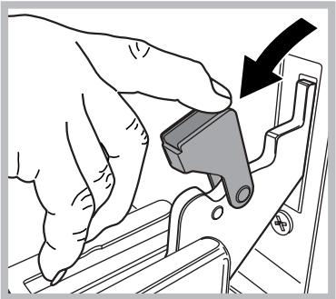 INDESIT I6V6C1AHW - Démontage et remontage de la porte du four : - 2
