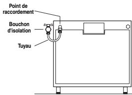 INDESIT I6V6C1AHWFR - Raccordement gaz par tuyau flexible en caoutchouc - 1