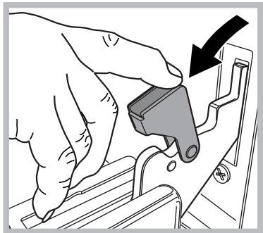 INDESIT I6V6C1AHWFR - Removing and fitting the oven door: - 2