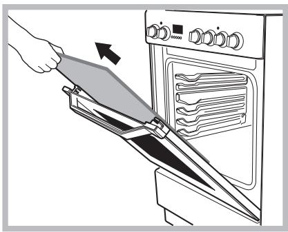 INDESIT I6V6C1AHWFR - Removing and fitting the oven door: - 5