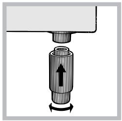 INDESIT I6M6CAGXFR - Positioning and levelling - 3