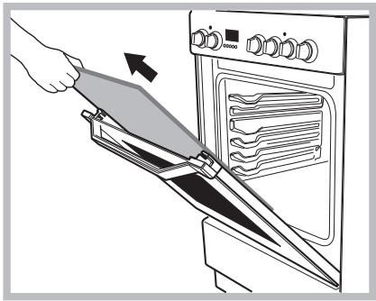 INDESIT I6M6CAGXFR - Removing and fitting the oven door: - 5