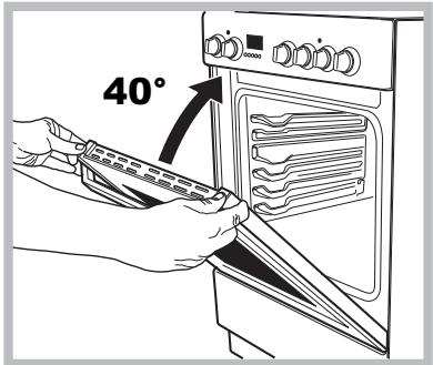 INDESIT IFW4844HBL - Removing and fitting the oven door: - 3