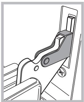 INDESIT I6M6CAGX - Removing and fitting the oven door: - 1