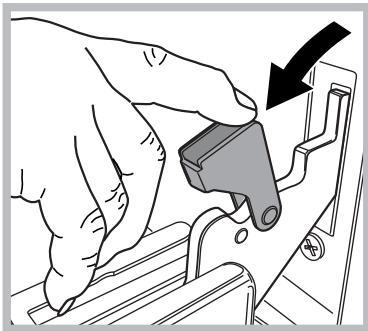 INDESIT FI53KCBIX - Removing and fitting the oven door: - 2