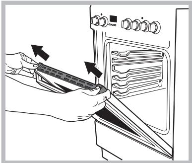INDESIT I6M6HAGX - Démontage et remontage de la porte du four : - 3