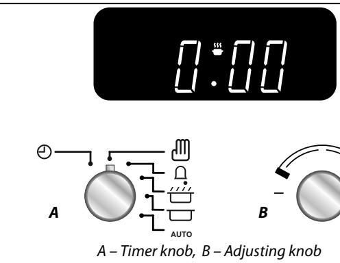 FALCON 1000 DELUXE - To Start and Then Stop the Right-hand Oven Using the Timer - 1