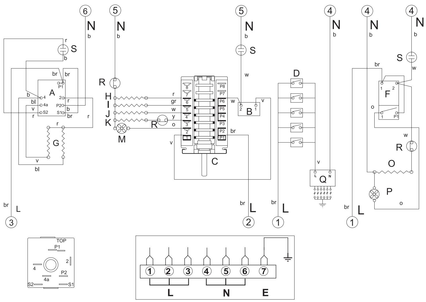 FALCON MODERN PROFESSIONAL+ - Circuit Diagram - 1