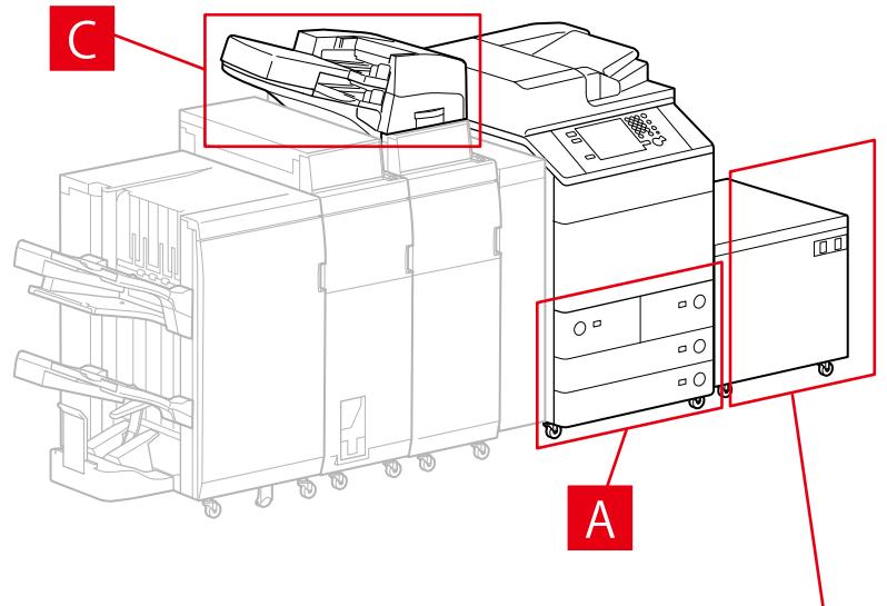 CANON I-SENSYS MF742CDW - Boîte de dialogue [paramètres de sortie papier] - 1