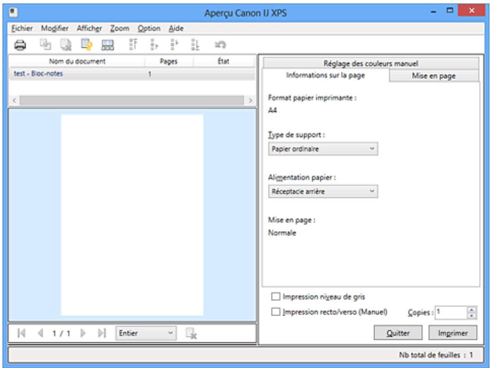 CANON TS 6350 - Modification du document à imprimer ou réimpression à partir de l'histoire des impressions - 1