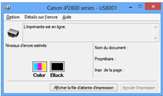 CANON TS 6350 - Contrôle du niveau d'encre sur votre ordinateur - 1