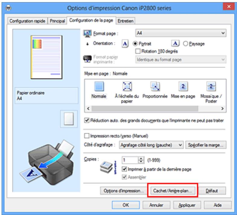 CANON TS 6350 - Enregistrement d'un nouvel arrêté-plan - 1