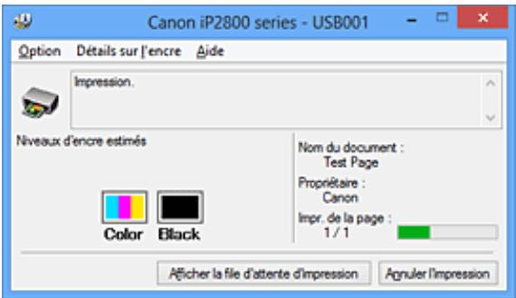 CANON TS 6350 - Lancement de l'écran d'état Canon IJ - 2