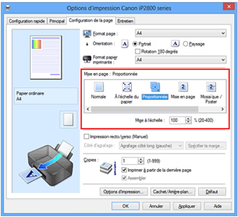 CANON TS 6350 - Impression proportionnée - 2