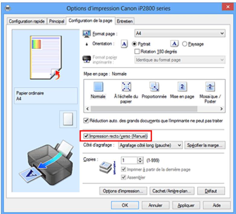 CANON TS 6350 - Impression recto/verso - 2