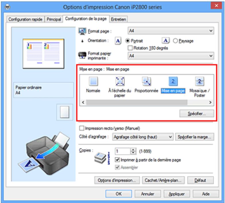 CANON TS 6350 - Impression mise en page - 2