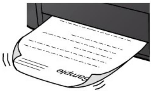 CANON TS 6350 - Le papier est gondolé ou présente des taches d'encre - 1