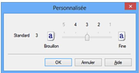 CANON TS 6350 - Définition du niveau de Qualité d'impression (Personnalisée) - 2