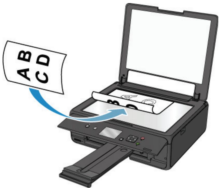 CANON PIXMA TS3350 - Chargement d'originaux sur la vitre d'exposition - 1