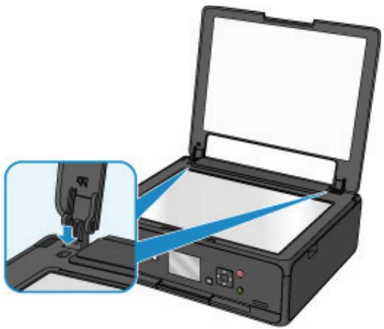 CANON PIXMA TS3350 - Fixation du capot du scanner : - 2