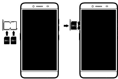 ARCHOS OXYGEN 63 - Einlagen von SIM-Karte &amp; Speicherkarte - 2