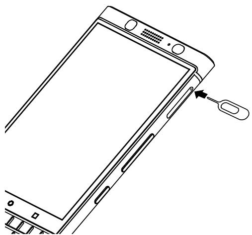 BLACKBERRY Q20 CLASSIC - Insérer la carte SIM - 1