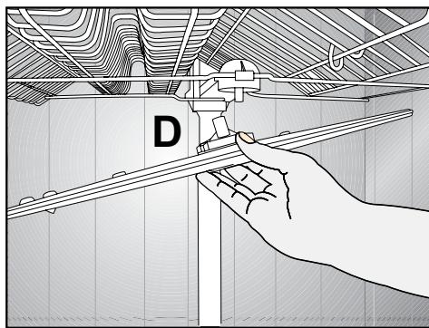 BEKO TDFN15200 - Bras de lavage supérieur - 2