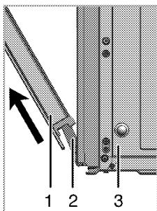 BEKO BIE22301X - Retirer la porte du four. - 3