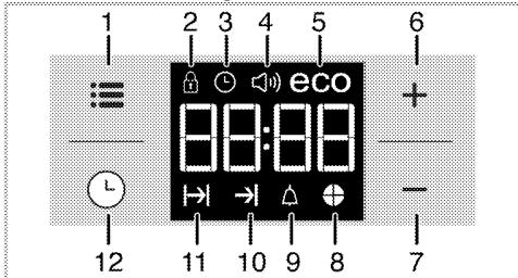 BEKO BIE22301X - Utilisation de l'horloge du four - 1