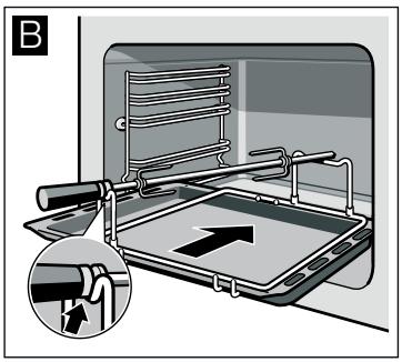 BOSCH CMG636BW1 - Mise en place du tournebroche - 2