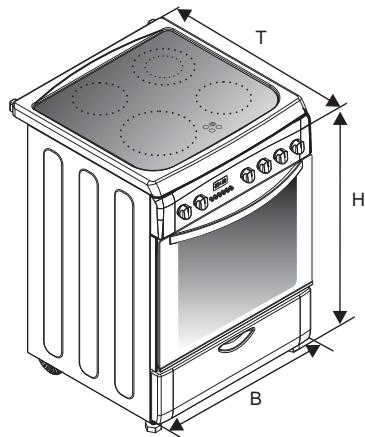 CANDY FCPK606XL - 2.3.GERÄTEMASSE - 1