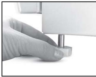 CANDY FCPK606XL - Adjustable feet and wheels. - 3