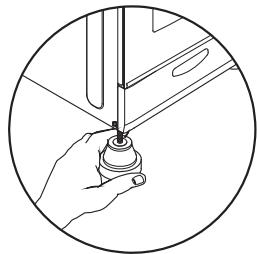 CANDY FCS201N - Roues ajustables et roues - 3