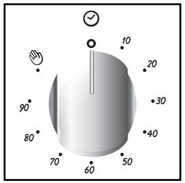 CANDY FCS201N - BENUTZUNG DES TIMERS FÜR BACKZEITENDE - 1