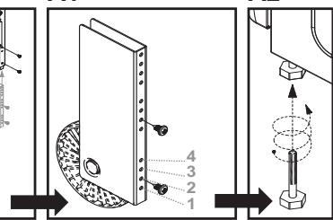 CANDY FCS201N - Adjustable feet and wheels. - 2