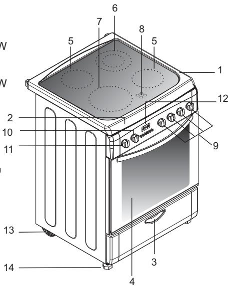 CANDY FCS201N - Kouziva 60x60 - 1