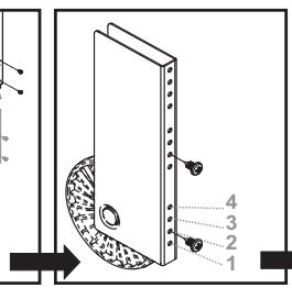 CANDY FCS201N - Piedini e ruote regolabili - 2