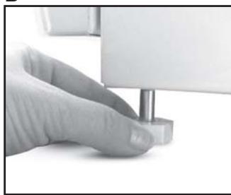 CANDY FCS201N - Piedini e ruote regolabili - 4