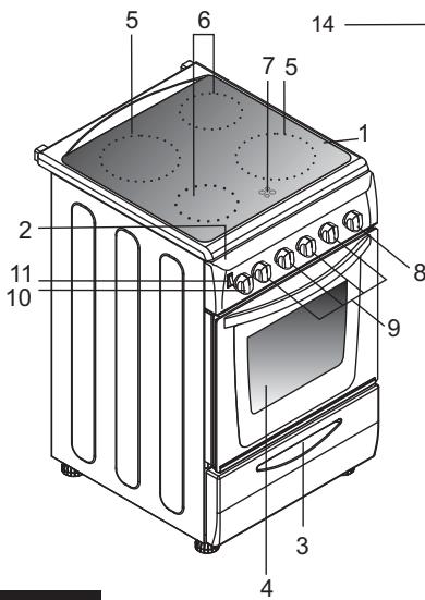 CANDY FCS201N - STANDHERD 60 x 60 - 2