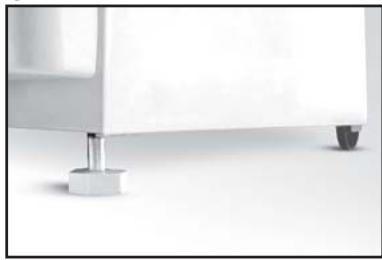 CANDY FCS201N - Adjustable feet and wheels. - 4