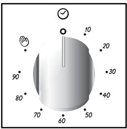 CANDY FCS201N - UTILISATION DE LA MINUTERIE DE FIN DE CUISSON - 1