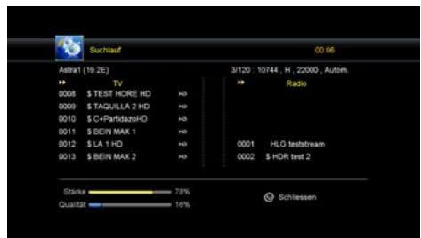 MEGASAT HD 5000 DC - Satelliten Sender löschen - 1
