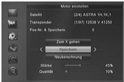 XORO SAT100488 - Motor einstellen - 1